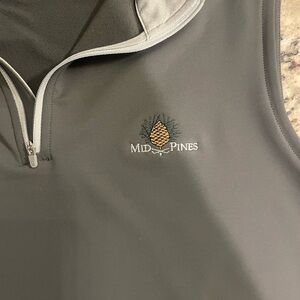 Peter Millar Pine Needles Half Zip Vest